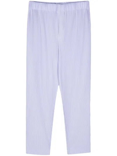 Issey Miyake Mc February Pleated Trousers In Violet