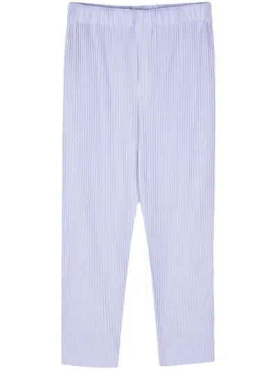 Issey Miyake Mc February Pleated Trousers In Light Purple