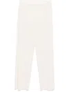 Issey Miyake Pleated Trousers In White