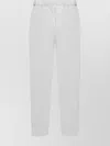 Issey Miyake Pleated Trousers With Elasticated Waistband And Ribbed Texture