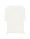 Issey Miyake Pleated T-shirt In White