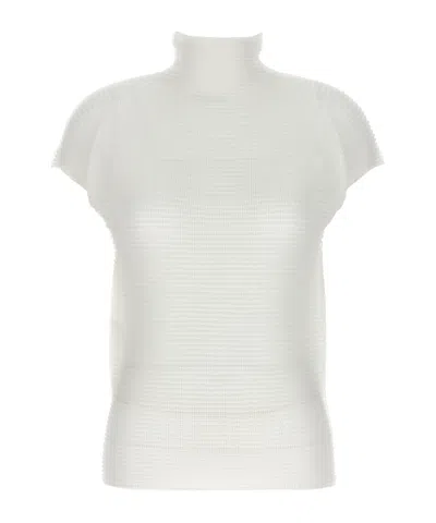 ISSEY MIYAKE ISSEY MIYAKE PLEATED TURTLENECK TOP