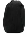 Issey Miyake Pleated Zip Backpack In Blue