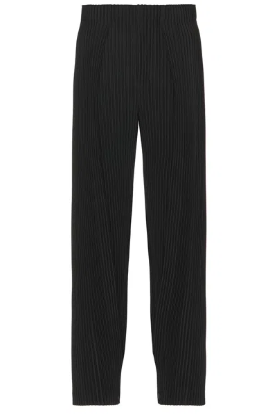 Issey Miyake Pleats 1 Trousers In Black