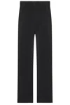 Issey Miyake High-waisted Pleated Trousers With Straight Leg Silhouette In Black