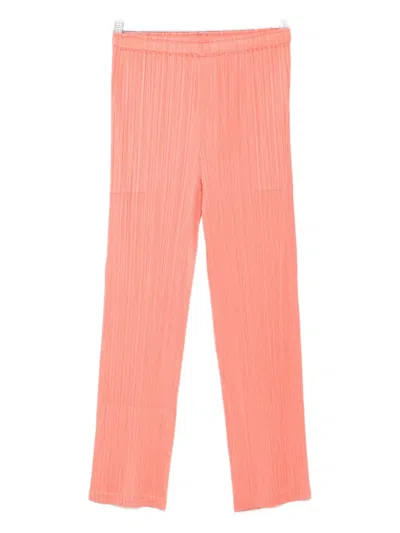 Issey Miyake Pleats Bottoms 1 Trousers In Pink