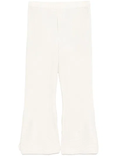 Issey Miyake Pleats Bottoms 2 Trousers In Neutrals