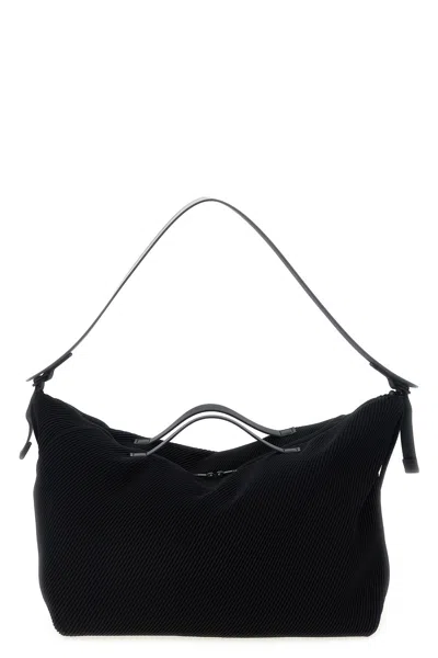Issey Miyake 'pleats' Duffel Bag In Black