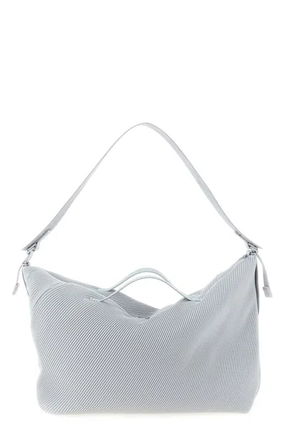 Issey Miyake 'pleats' Duffel Bag In Gray