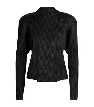 Issey Miyake Pleats Jacket In Black