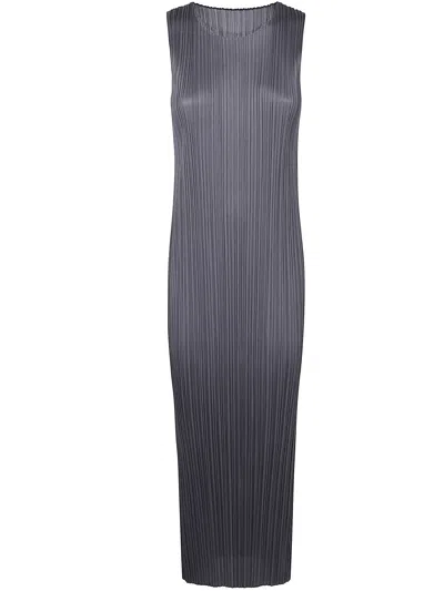 Issey Miyake Pleats Please By  Basics Midi Dress