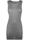 Issey Miyake Sleeveless Mini Dress