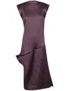 Issey Miyake Pleats Please  "leap" Dress Clothing In Purple