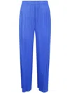 Issey Miyake Monthly Colours January Cropped Trousers In Blue