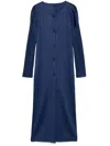 Issey Miyake Pleated Long Cardigan
