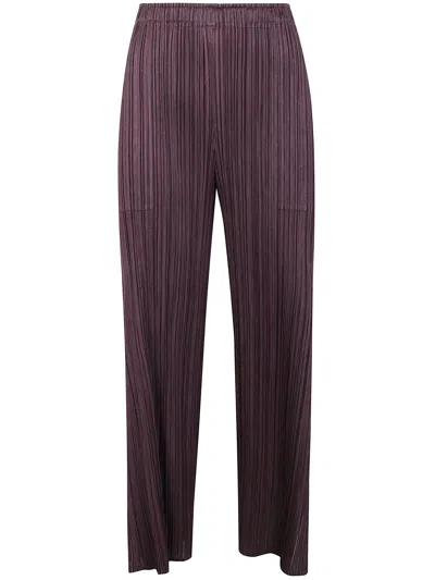 ISSEY MIYAKE PLEATS PLEASE BY ISSEY MIYAKE "MONTHLY COLORS: JULY" PANTS