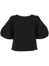 ISSEY MIYAKE PLEATS PLEASE BY ISSEY MIYAKE MUSHROOM KNIT TOP