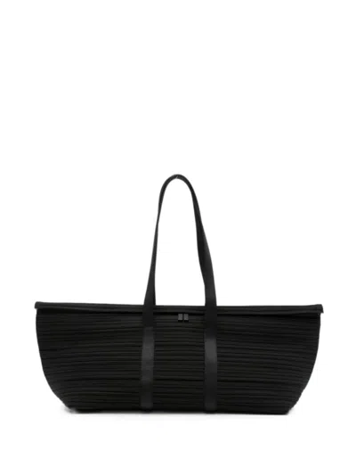 Issey Miyake Pleats Please By  "pleats Boston" Bag In Black
