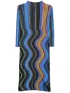 Issey Miyake Vestido Midi - Negro