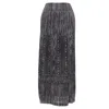 Issey Miyake Pleats Please Cable Knitprint Pleated Midi Skirt In Grey