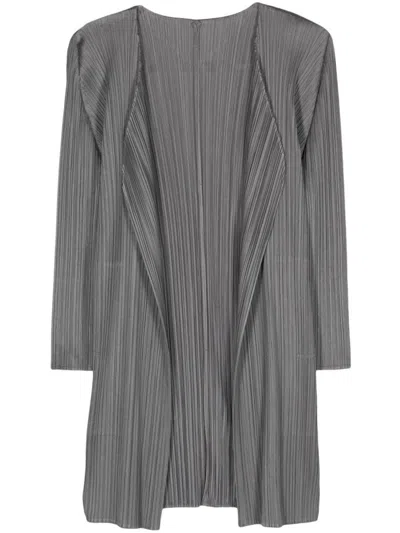 Issey Miyake Pleats Please Coats In Multicolor
