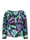 Issey Miyake Dance With New Friends Top In Multicolor