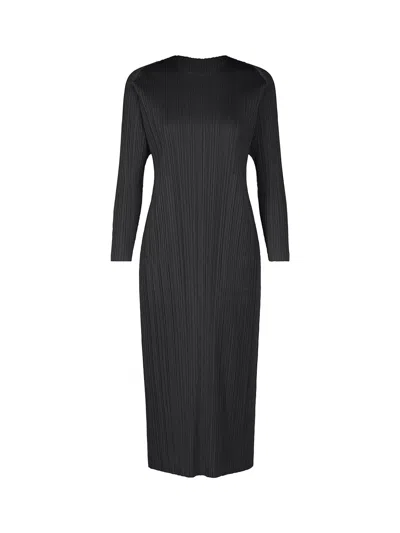 Issey Miyake Pleats Please Dress Black