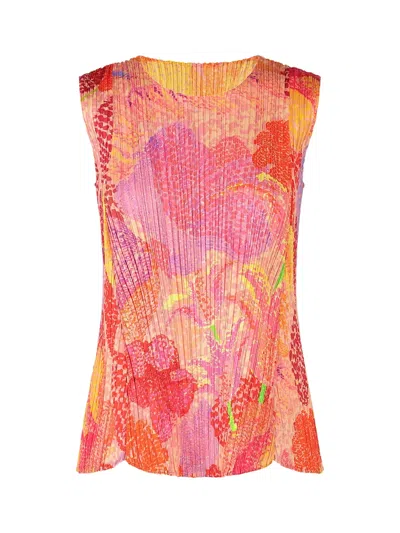 Issey Miyake Pleats Please Foggy Top Pink In Multi
