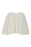 Issey Miyake Pleats Please  A-poc Pleated Top In Off White