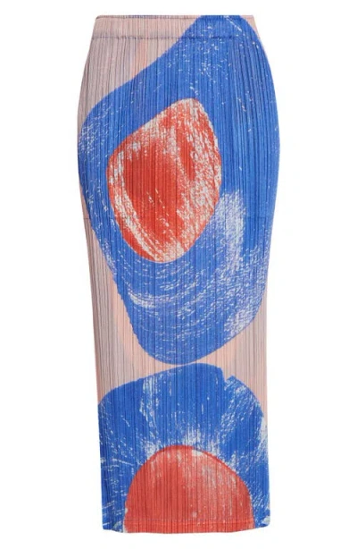 ISSEY MIYAKE PLEATS PLEASE ISSEY MIYAKE BACKLIGHT PLEATED MIDI SKIRT