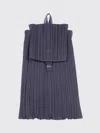 Issey Miyake Pleated Backpack In Blue