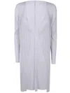 Issey Miyake Basics Cardigan In Gray