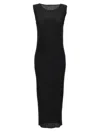 Issey Miyake Vigor Pleated Midi Dress In Black