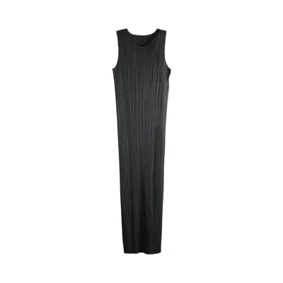Pre-owned Issey Miyake Pleats Please  Basics Dress 'black' | Women's Size 2