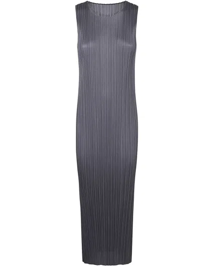 Issey Miyake Pleats Please  Basics Midi Dress Clothing