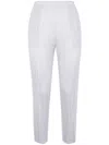 Issey Miyake Elastic Waist Casual Pants In Gray