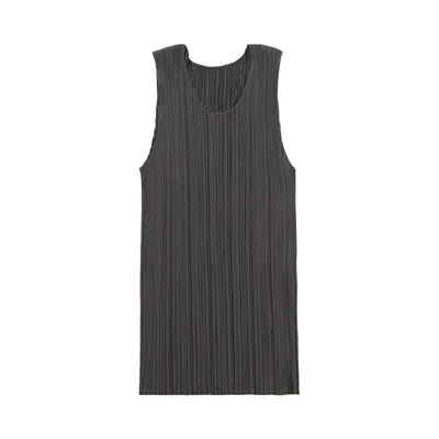 Pre-owned Issey Miyake Pleats Please  Basics Shirt 'grey' | Women's Size 3