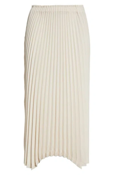 Issey Miyake Gray New Colorful Basics 4 Midi Skirt In Neutral