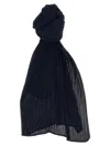 Issey Miyake Blue Colorful Madame-t Small Stole In Black