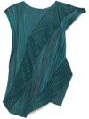 Issey Miyake Cosmic Rays Midi Dress In Blue