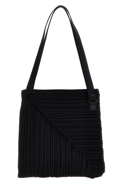 Issey Miyake Pleats Please  'diagonal Pleats Bag' Shoulder Bag