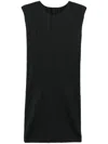 Issey Miyake July Mini Dress In Black