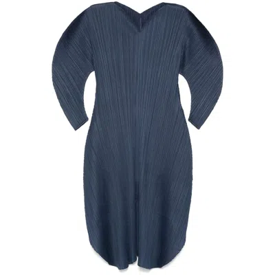 Issey Miyake Pleats Please  Dresses In Blue