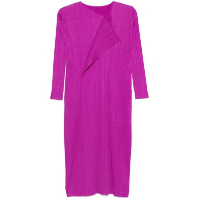 Issey Miyake Pleats Please  Dresses In Pink