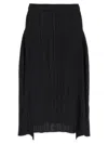 Issey Miyake Pleats Please  'efficient Square' Skirt In Black