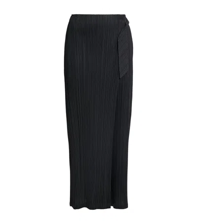 Issey Miyake Pleats Please  'facade' Pants In Black