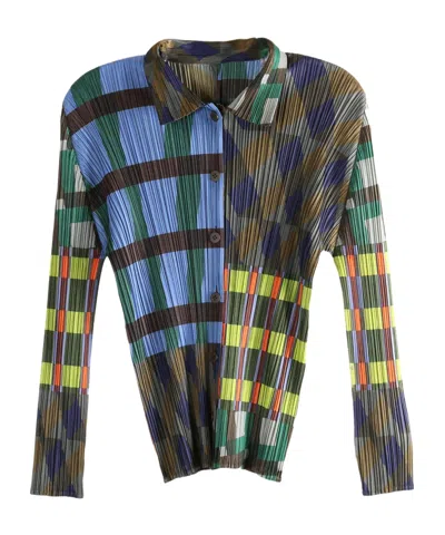 Issey Miyake Pleats Please  Harmony Shirt In Multi