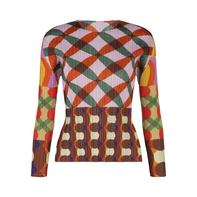 Pre-owned Issey Miyake Pleats Please  Harmony Shirt 'pink' | Women's Size 3