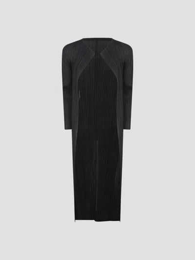 Issey Miyake Pleats Please  Innovative Pleated Mini Jacket For Women - Fw25 Collection In Black
