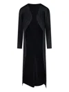 Issey Miyake Lissetting Coat Open In Black